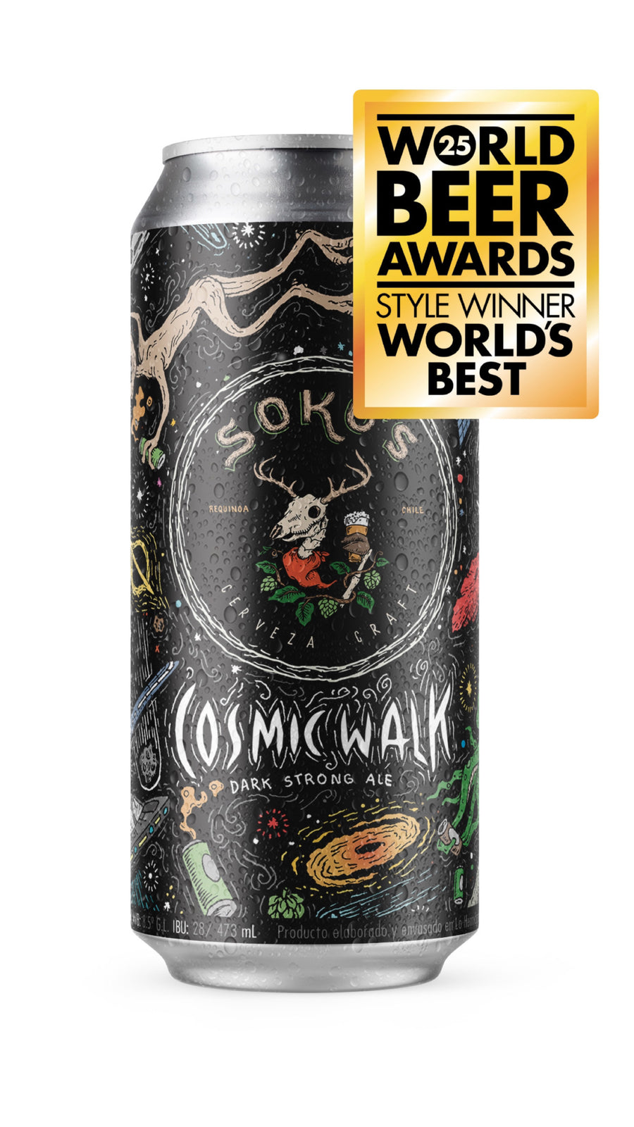 Cerveza 473cc Cosmic Walk Dark Strong Ale