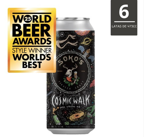 6 Cervezas 473cc Cosmic Walk