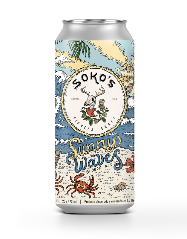 Cerveza 473cc Sunny Waves Blonde Ale
