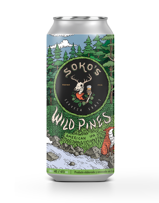 Cerveza 473 cc Wild Pines